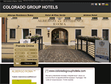 Tablet Screenshot of albergoresidenceroma.it